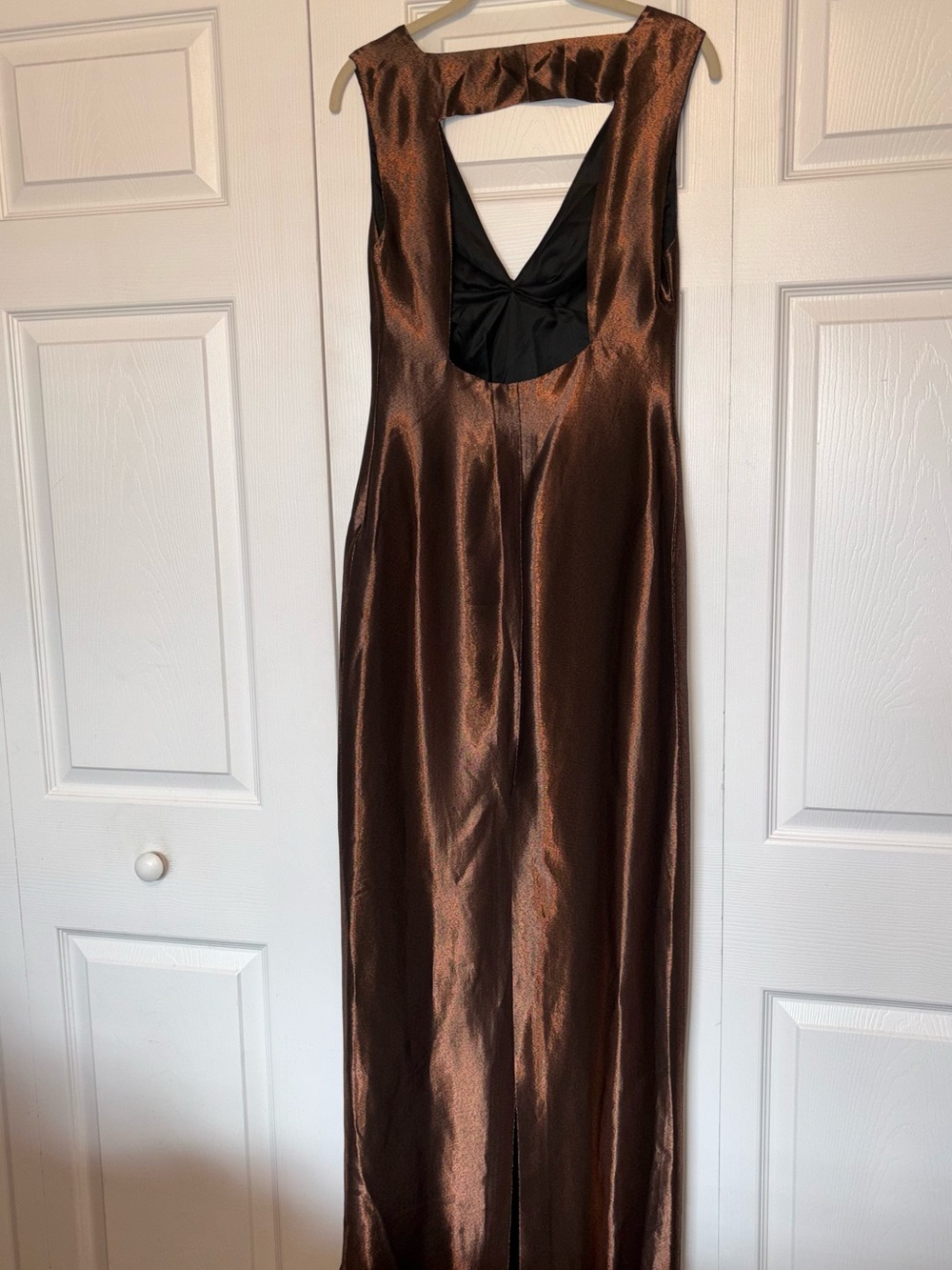 Vintage Versace Classic V2 Bronze Evening Gown | Made in Italy | NWT Condition |